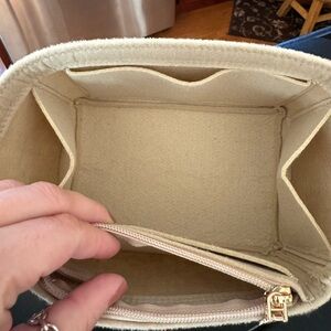 Hermes Picotin 18 felt organizer bag liner with zipper